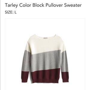 Farley Color Block Pullover Sweater